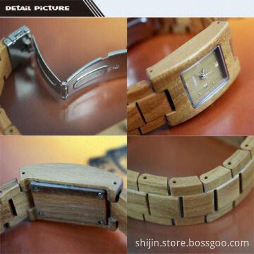 Hot sale in 2014 fashion wooden women's wrist watch